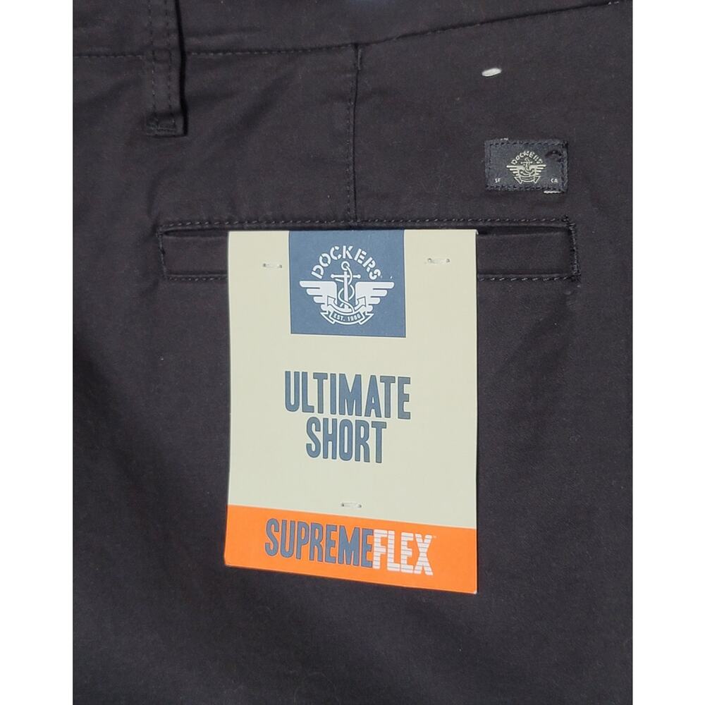 NWT Mens Dockers Ultimate Short Supreme Flex Black Shorts Smart Series Size: 36 - Picture 3 of 13